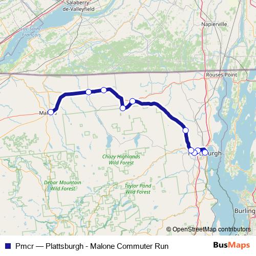 Pmcr bus Line Map
