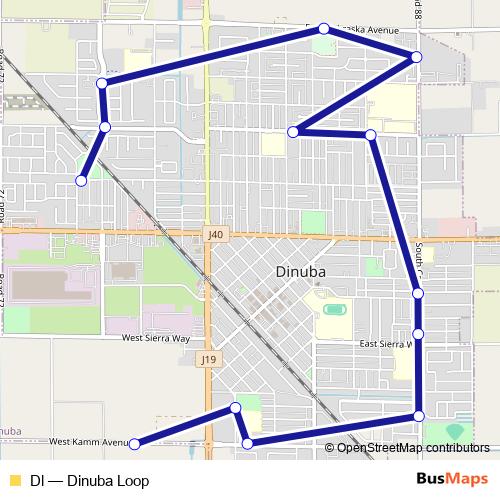 Dl bus Line Map