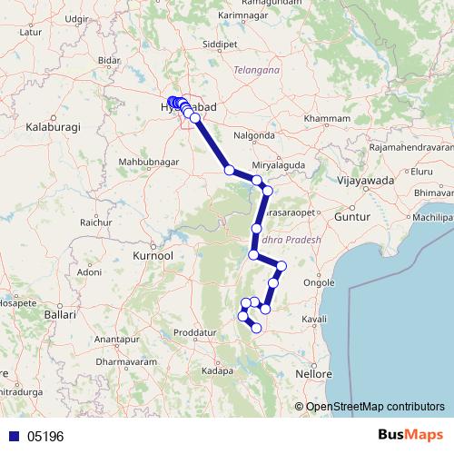 05196 bus Line Map