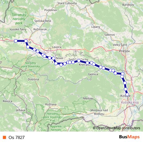 Os 7827 rail Line Map