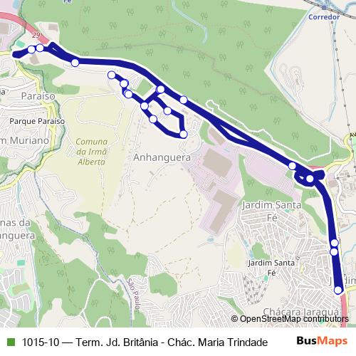 1015-10 bus Line Map