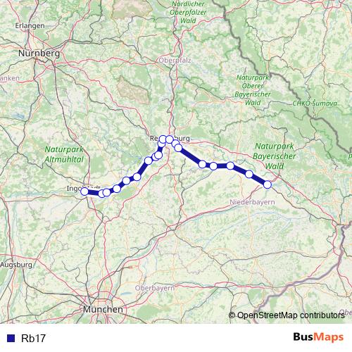 Rb17 rail Line Map