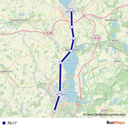 Rb17 rail Line Map