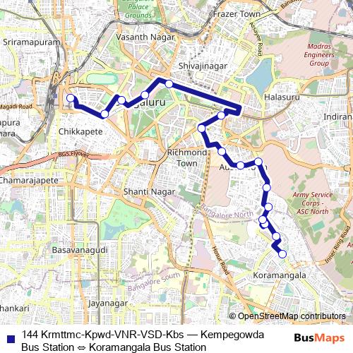 144 Krmttmc-Kpwd-VNR-VSD-Kbs bus Line Map