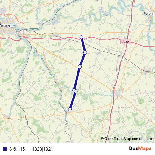 8-6-115 bus Line Map