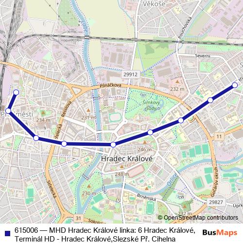 615006 trolleybus Line Map
