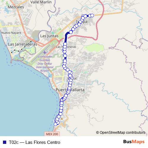T02c bus Line Map