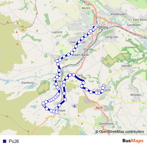Ps26 bus Line Map