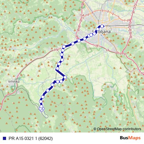 PR A15 0321 1 (62042) bus Line Map