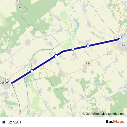 Sz 9261 rail Line Map
