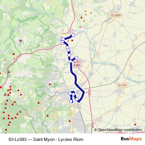 63-Ls593 bus Line Map
