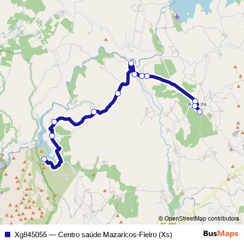 Xg845055 bus Line Map