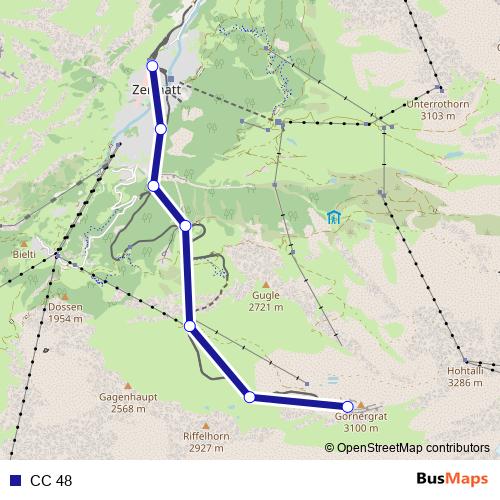 CC 48 rail Line Map