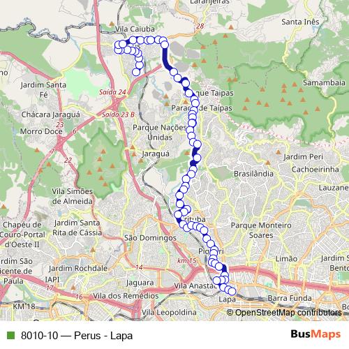 8010-10 bus Line Map