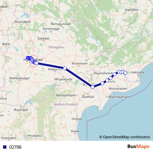 02786 bus Line Map
