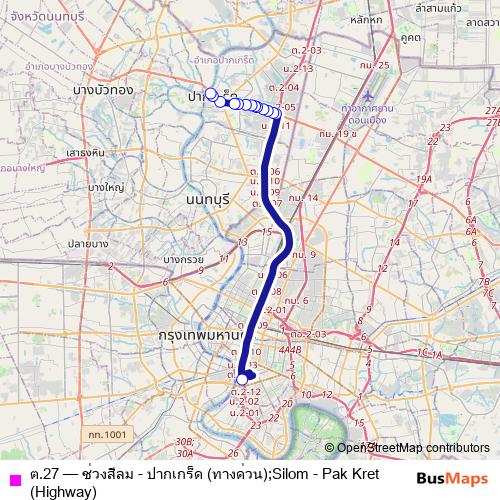 ต.27 bus Line Map