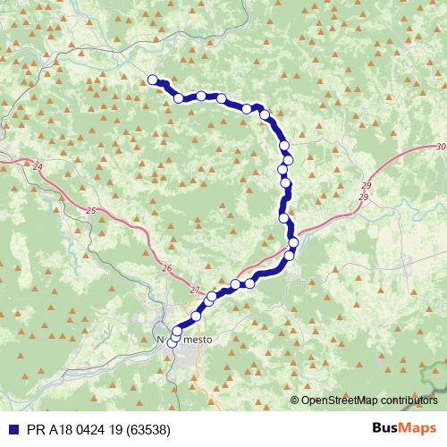 PR A18 0424 19 (63538) bus Line Map