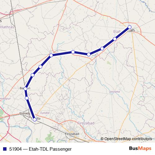 51904 rail Line Map