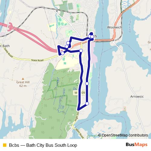 Bcbs bus Line Map