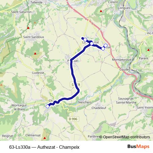 63-Ls330a bus Line Map