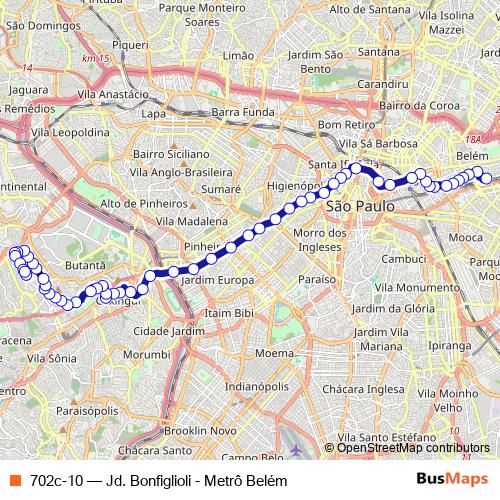 702c-10 bus Line Map