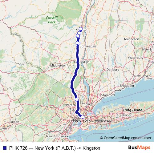 PHK 726 bus Line Map