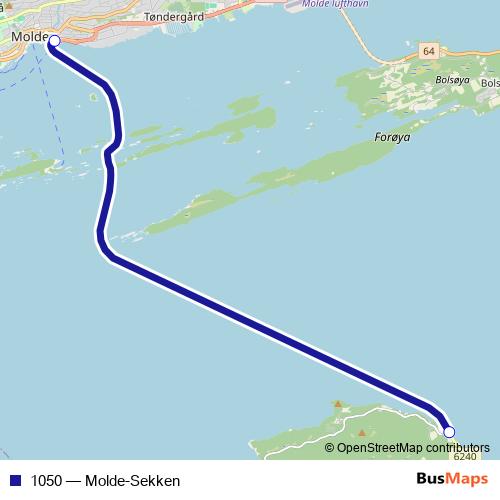 1050 ferry Line Map