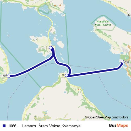 1066 ferry Line Map