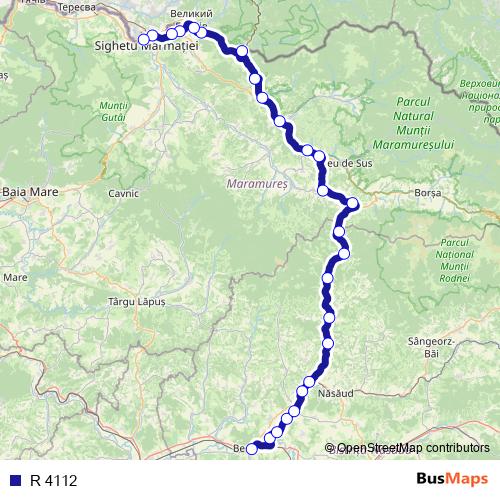 R 4112 rail Line Map