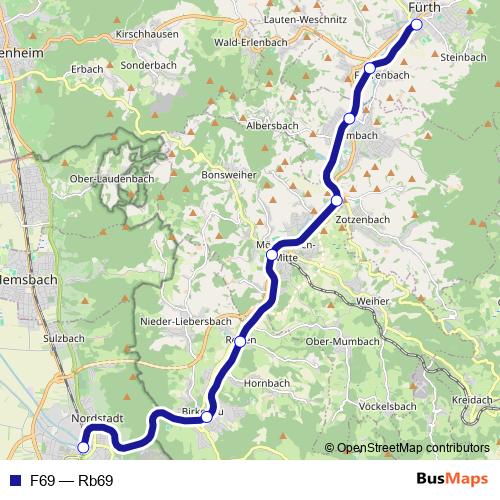 F69 rail Line Map