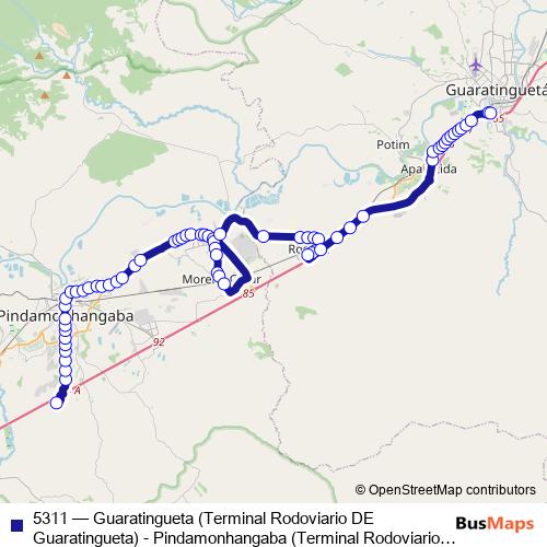 5311 bus Line Map