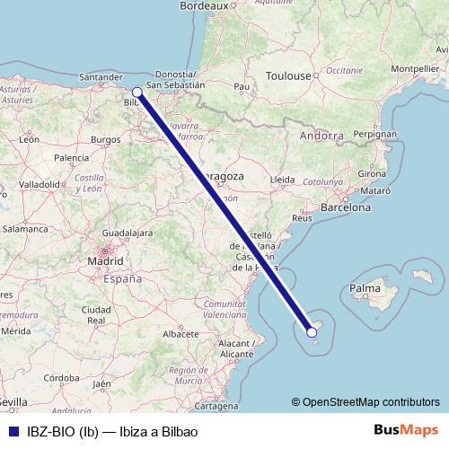 IBZ-BIO (Ib) air Line Map