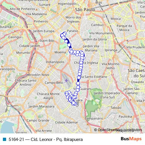 5164-21 bus Line Map