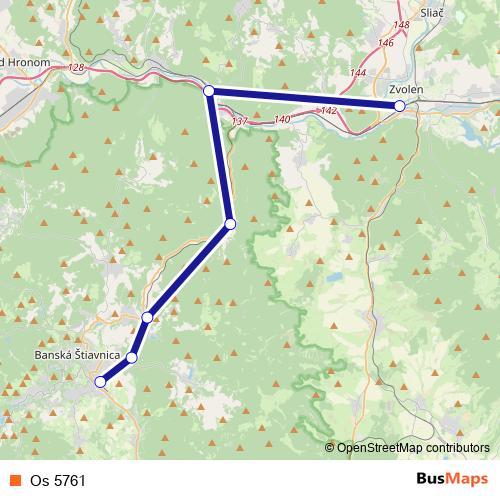 Os 5761 rail Line Map