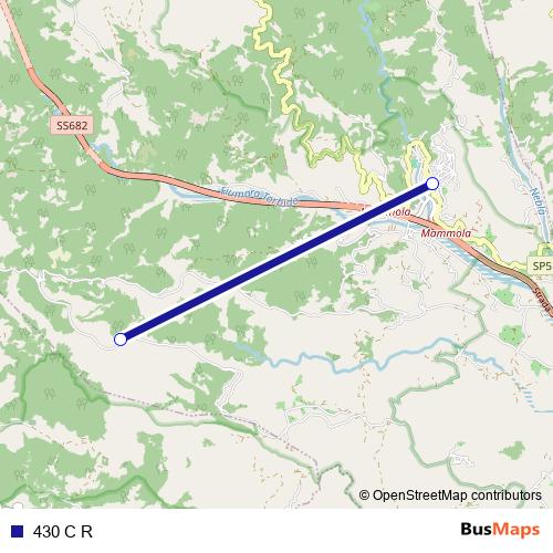 430 C R bus Line Map