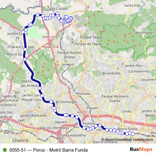 8055-51 bus Line Map