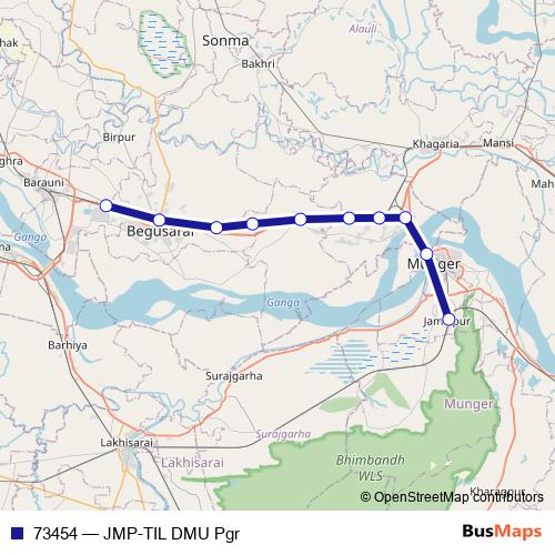 73454 rail Line Map