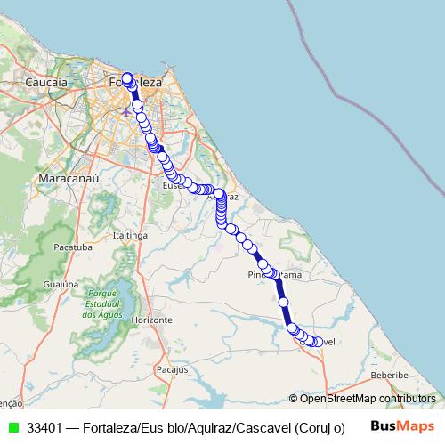 33401 bus Line Map