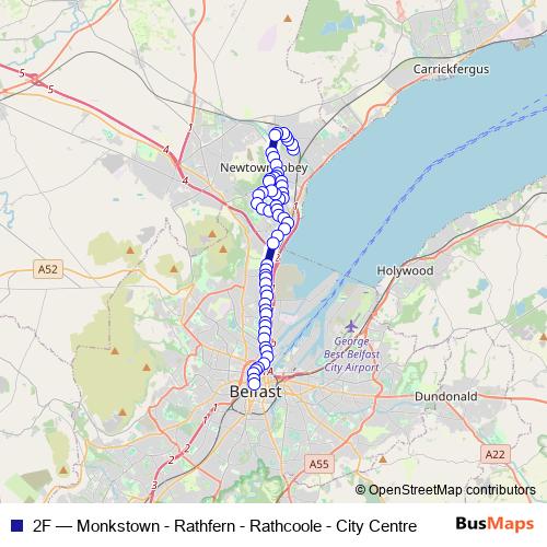 2F bus Line Map