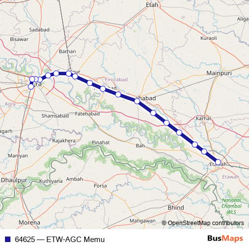 64625 rail Line Map