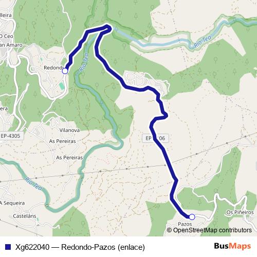 Xg622040 bus Line Map