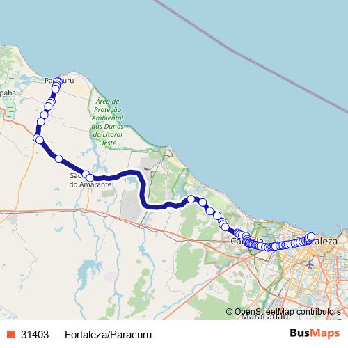 31403 bus Line Map