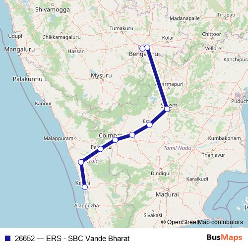 26652 rail Line Map
