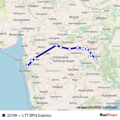 22109 rail Line Map
