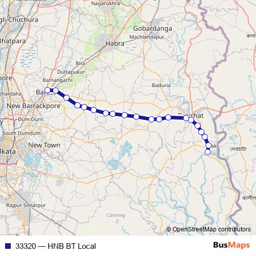 33320 rail Line Map