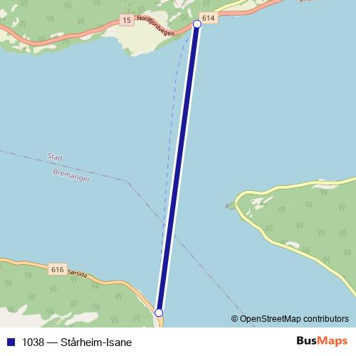 1038 ferry Line Map