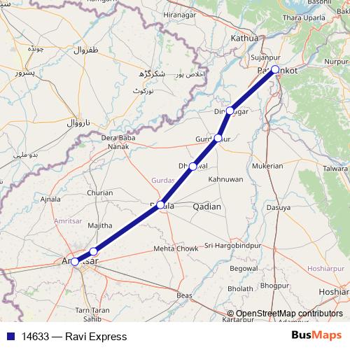 14633 rail Line Map