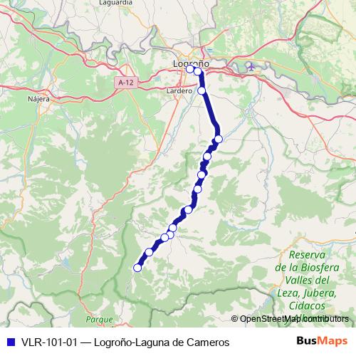 VLR-101-01 bus Line Map