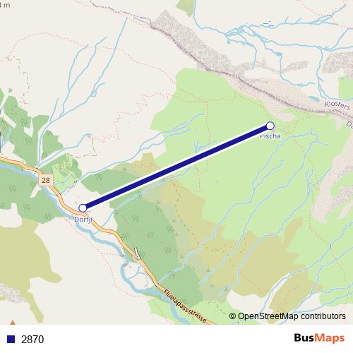 2870 cable-car Line Map