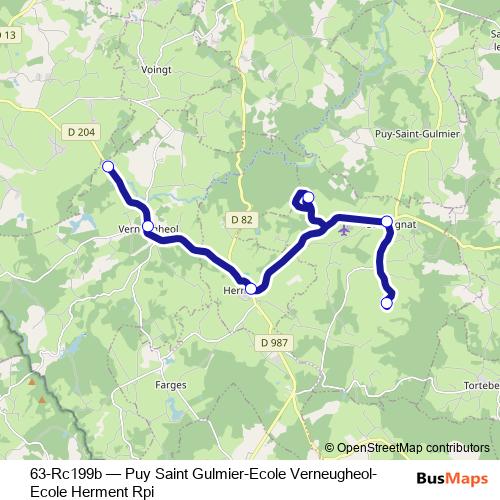63-Rc199b bus Line Map